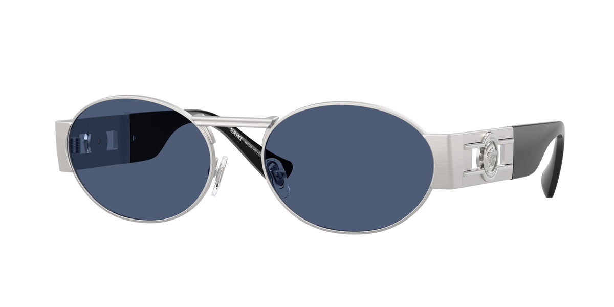 VERSACE 0VE2264 SILVER oval sunglasses by VERSACE