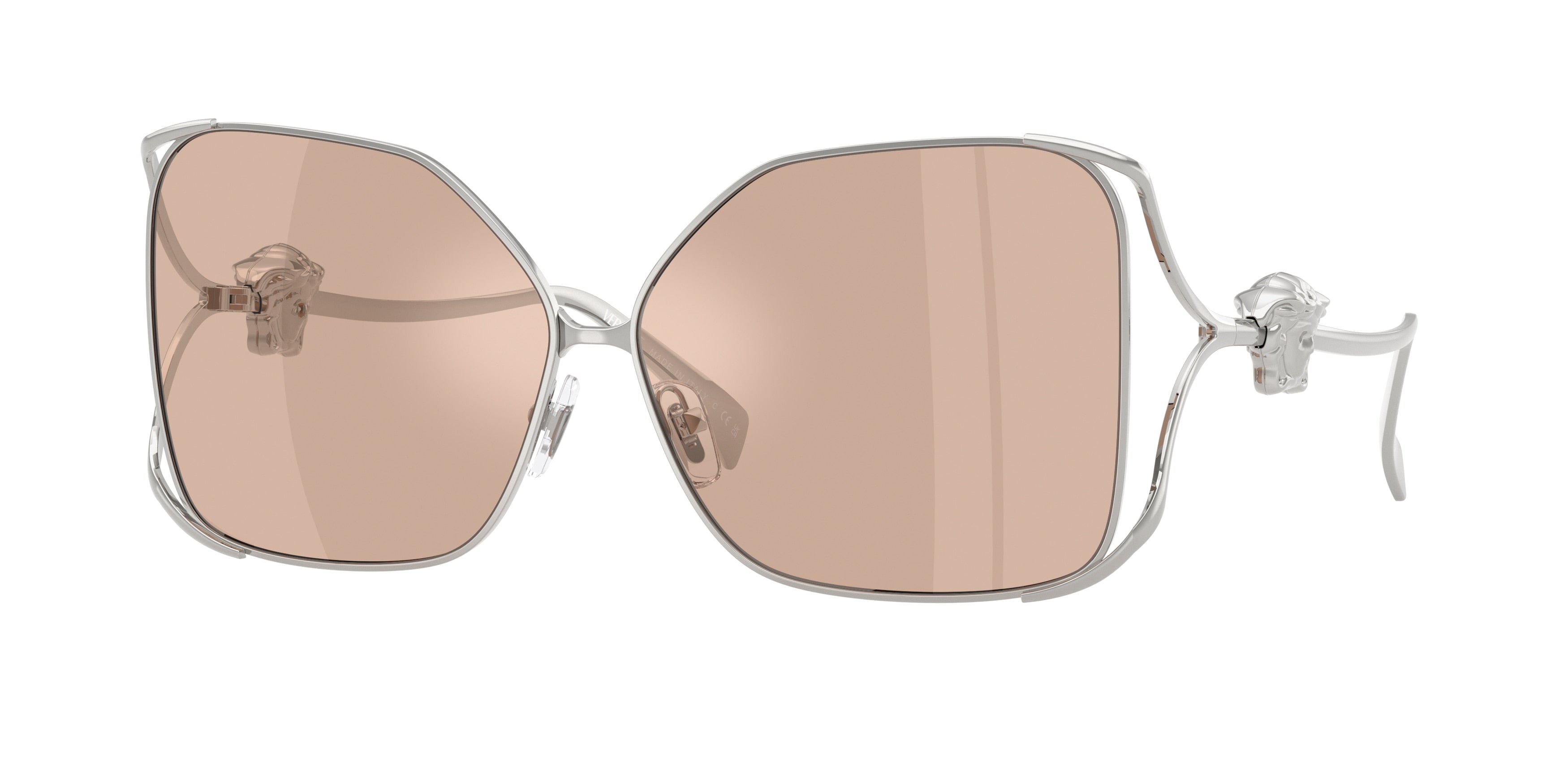 VERSACE 0VE2288 SILVER square sunglasses by VERSACE