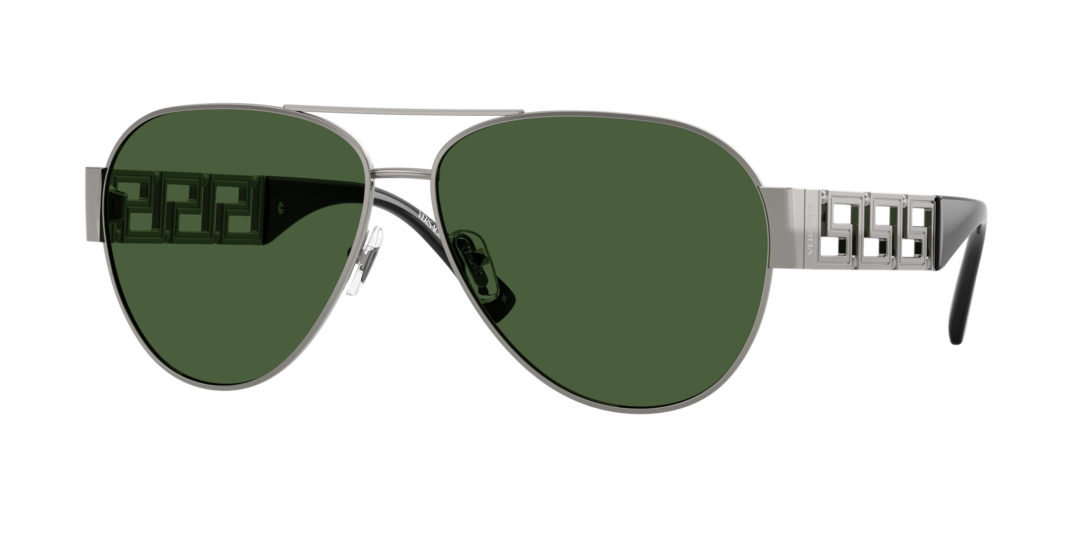 VERSACE 0VE2289 GUNMETAL pilot sunglasses by VERSACE