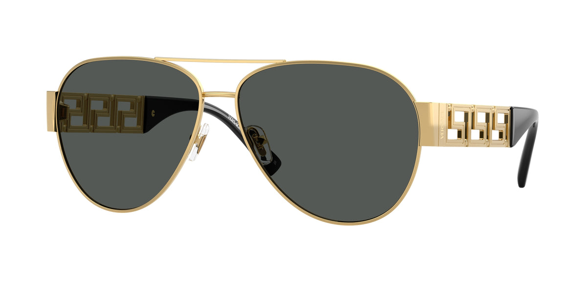VERSACE 0VE2289 GOLD pilot sunglasses by VERSACE