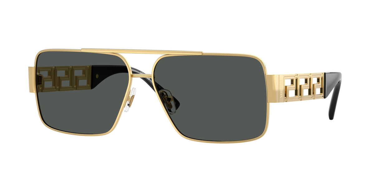 VERSACE 0VE2290 GOLD rectangle sunglasses by VERSACE