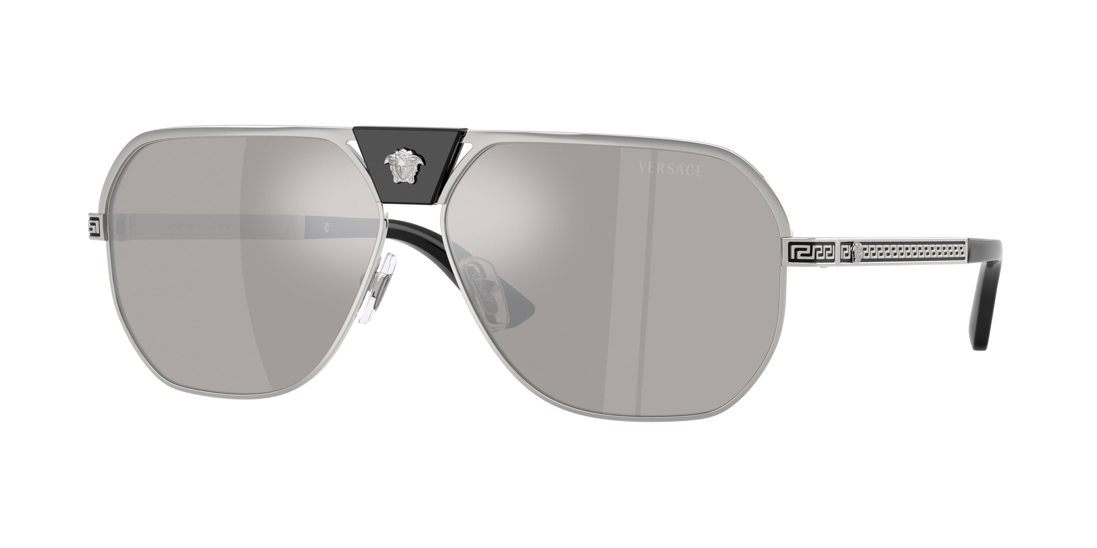VERSACE 0VE2294 SILVER square sunglasses by VERSACE