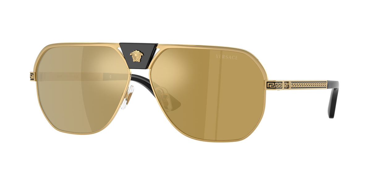 VERSACE 0VE2294 GOLD square sunglasses by VERSACE