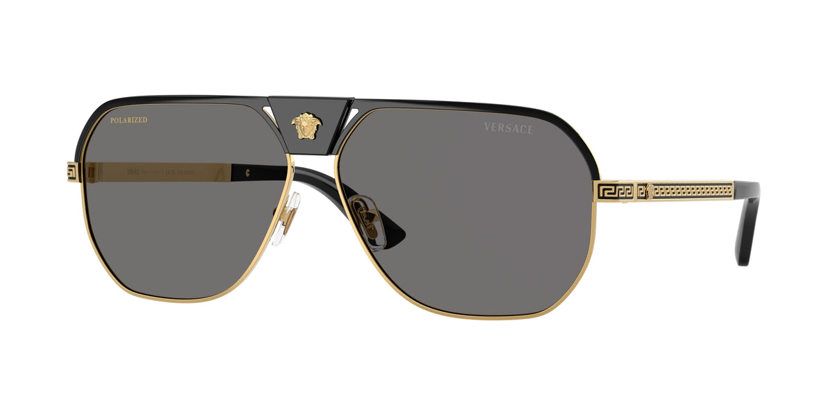 VERSACE 0VE2294 BLACK square sunglasses by VERSACE