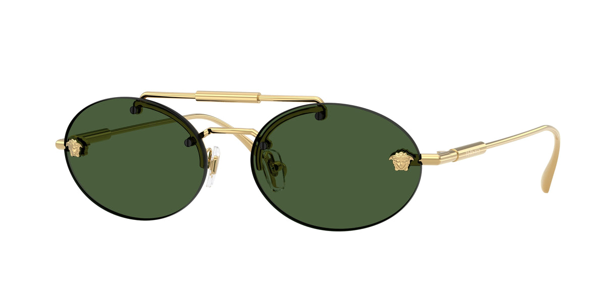 VERSACE 0VE2295 GOLD oval sunglasses by VERSACE