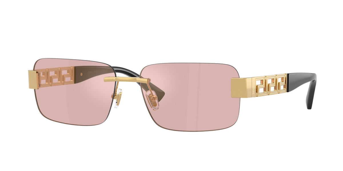VERSACE 0VE2298 GOLD rectangle sunglasses by VERSACE