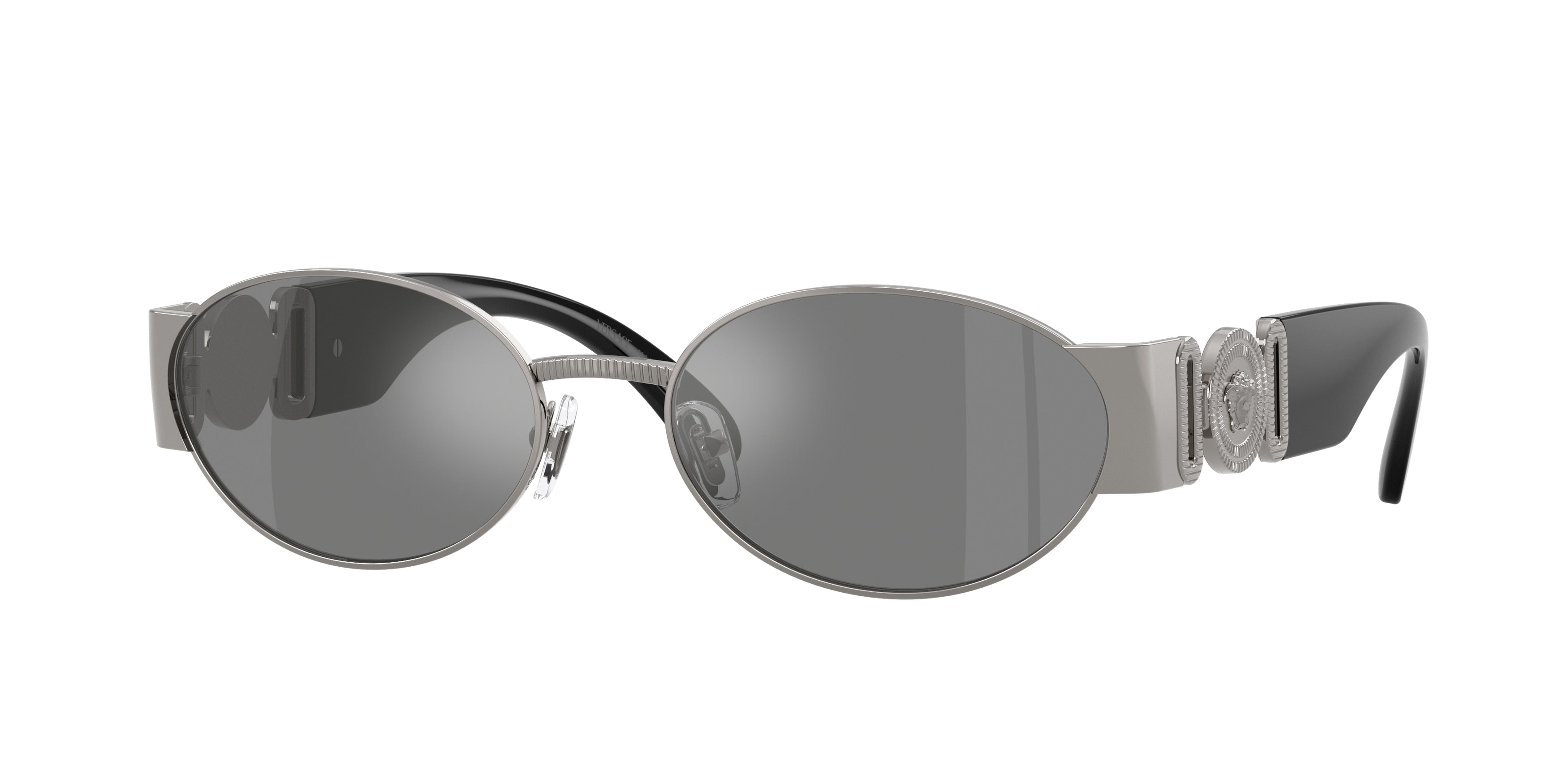 VERSACE 0VE2299 GUNMETAL oval sunglasses by VERSACE