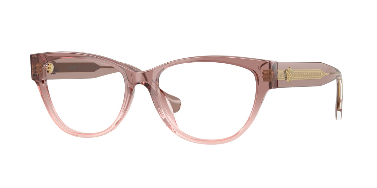VERSACE 0VE3389U BROWN SPOTTED BLUE cat eye glasses by VERSACE