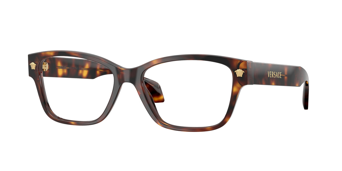VERSACE 0VE3392 HAVANA cat eye glasses by VERSACE