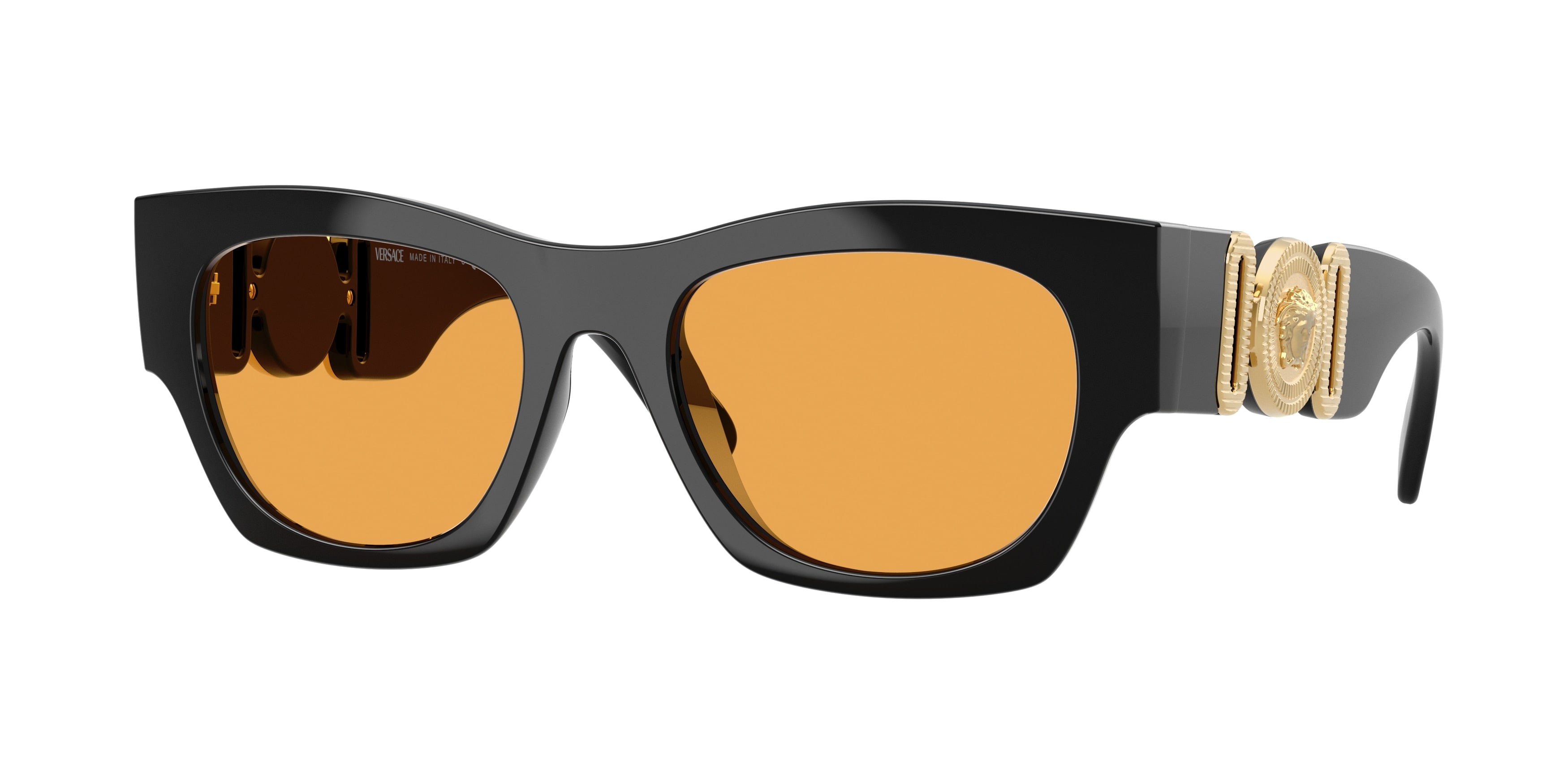 VERSACE 0VE4479U BLACK square sunglasses by VERSACE