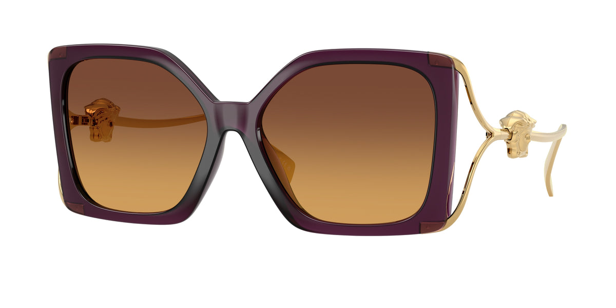 VERSACE 0VE4502U OPAL PURPLE square sunglasses by VERSACE