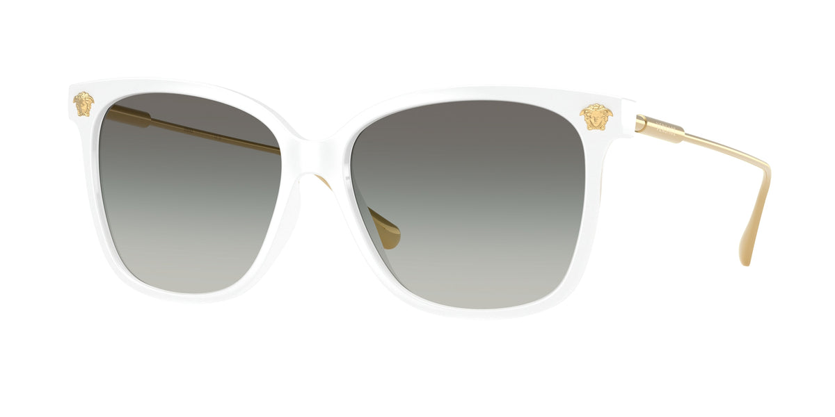 VERSACE 0VE4507U WHITE square sunglasses by VERSACE