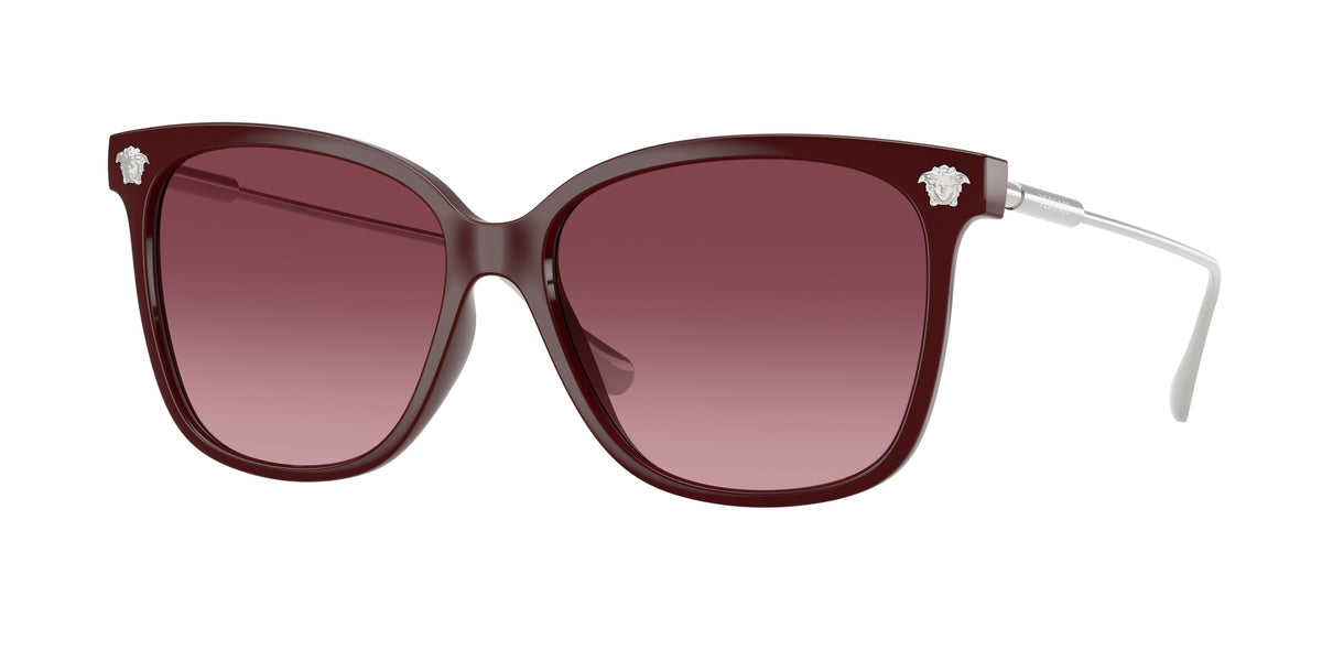 VERSACE 0VE4507U BURGUNDY square sunglasses by VERSACE