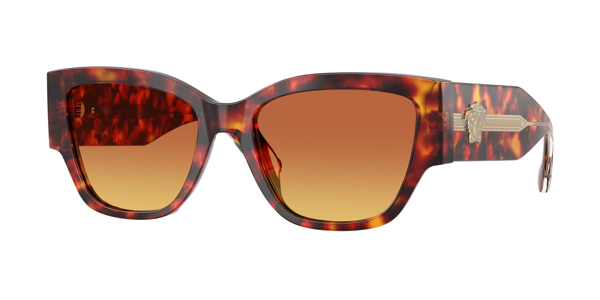 VERSACE 0VE4509U RED HAVANA cat eye sunglasses by VERSACE