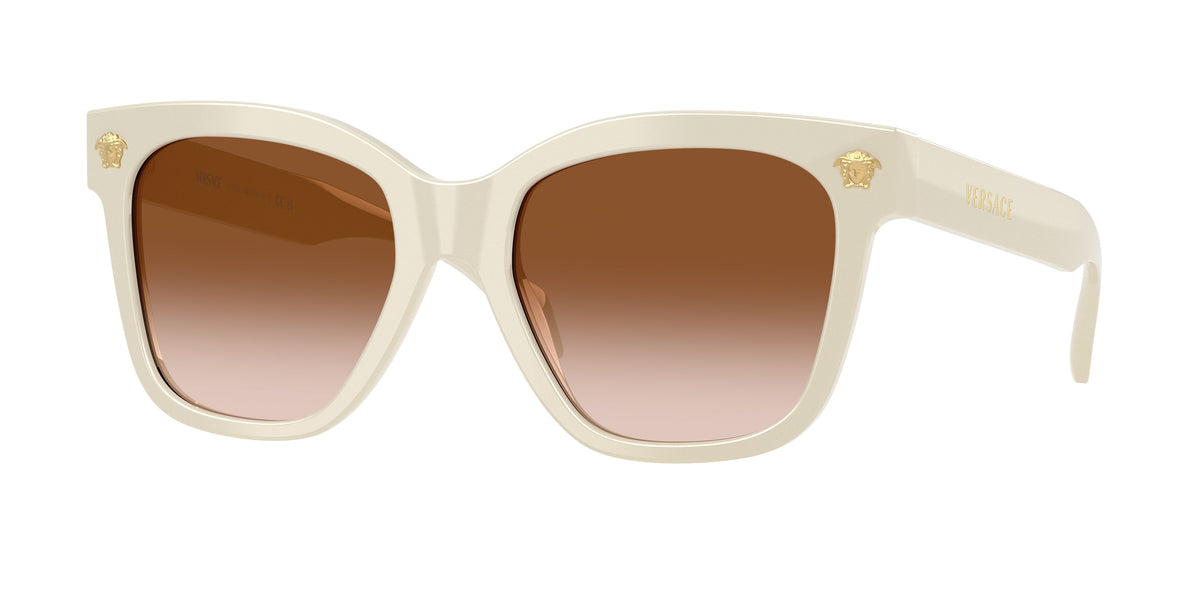 VERSACE 0VE4511 WHITE TALC square sunglasses by VERSACE