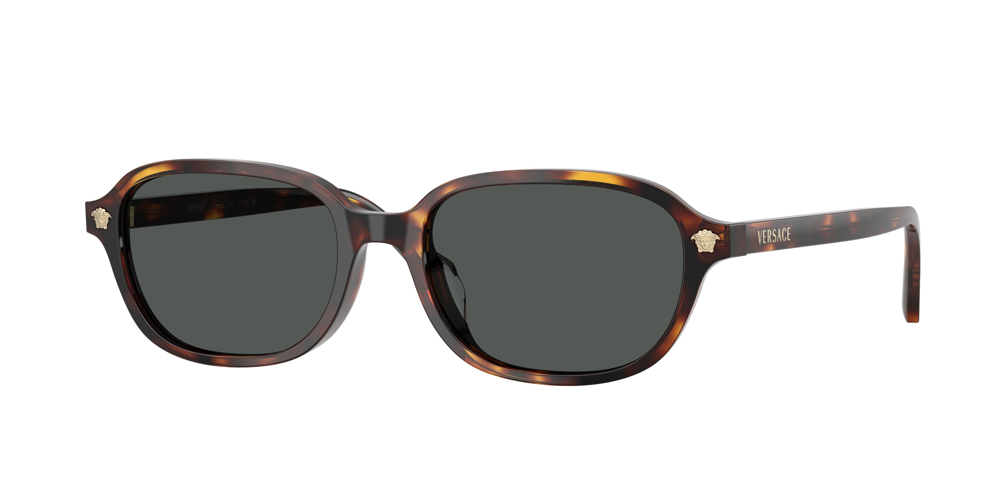 VERSACE 0VE4514D HAVANA pillow sunglasses by VERSACE