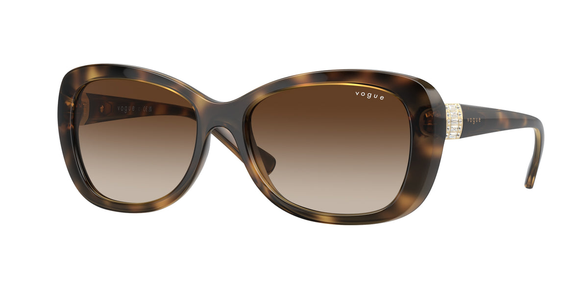 VOGUE 0VO2943SB DARK HAVANA butterfly sunglasses by VOGUE