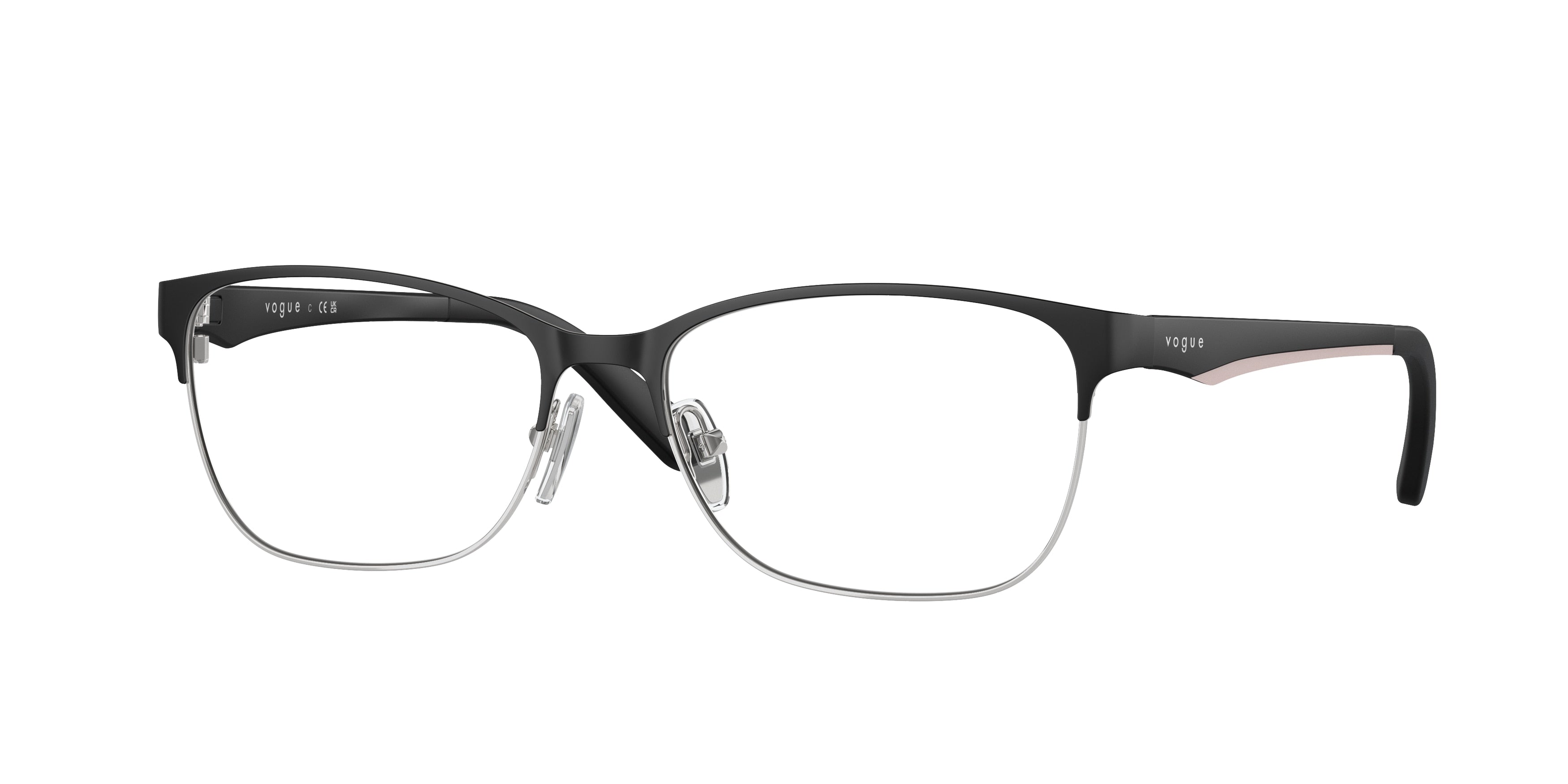 VOGUE 0VO3940 MATTE BLACK square glasses by VOGUE