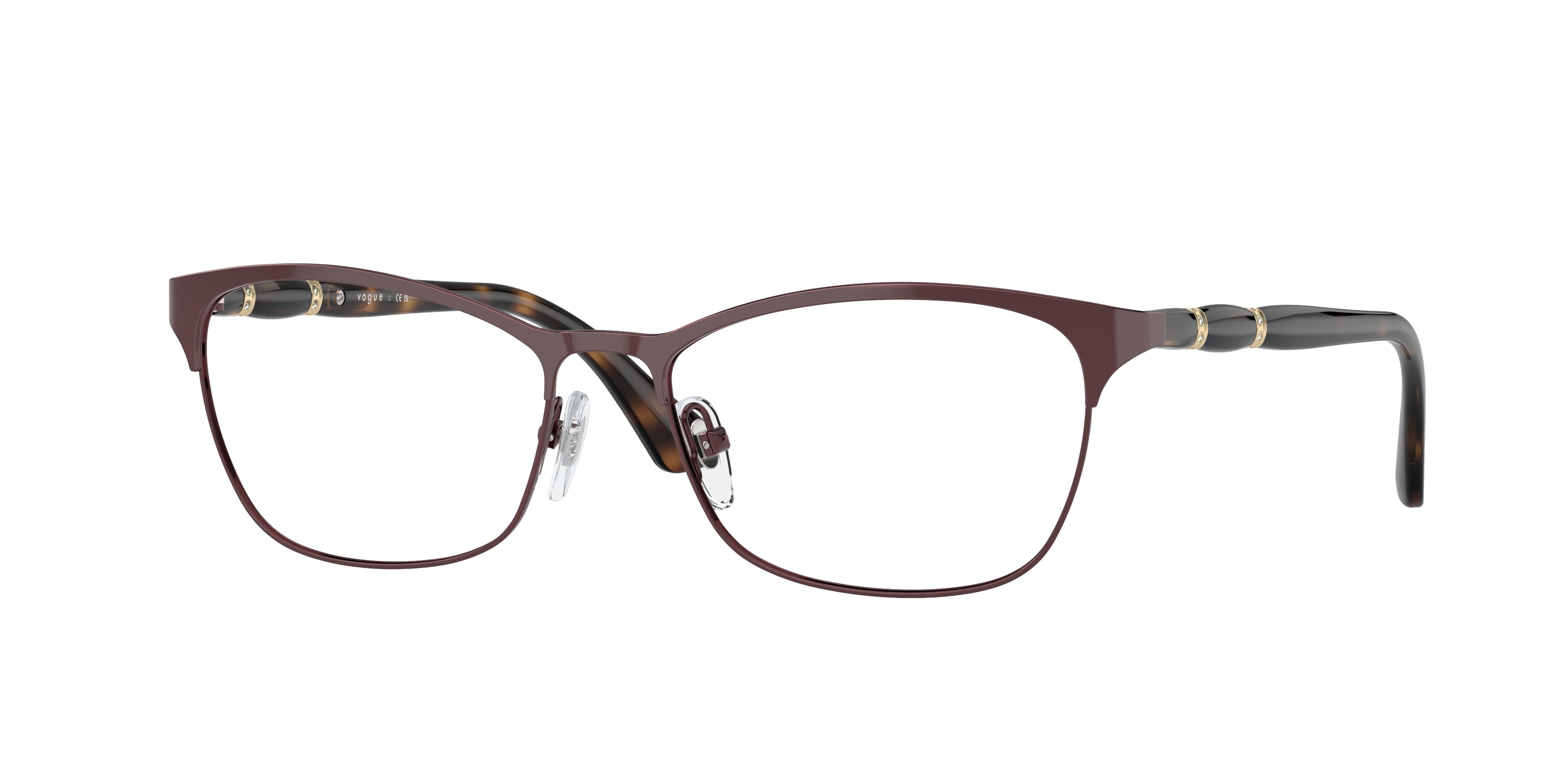 VOGUE 0VO3987B BROWN cat eye glasses by VOGUE