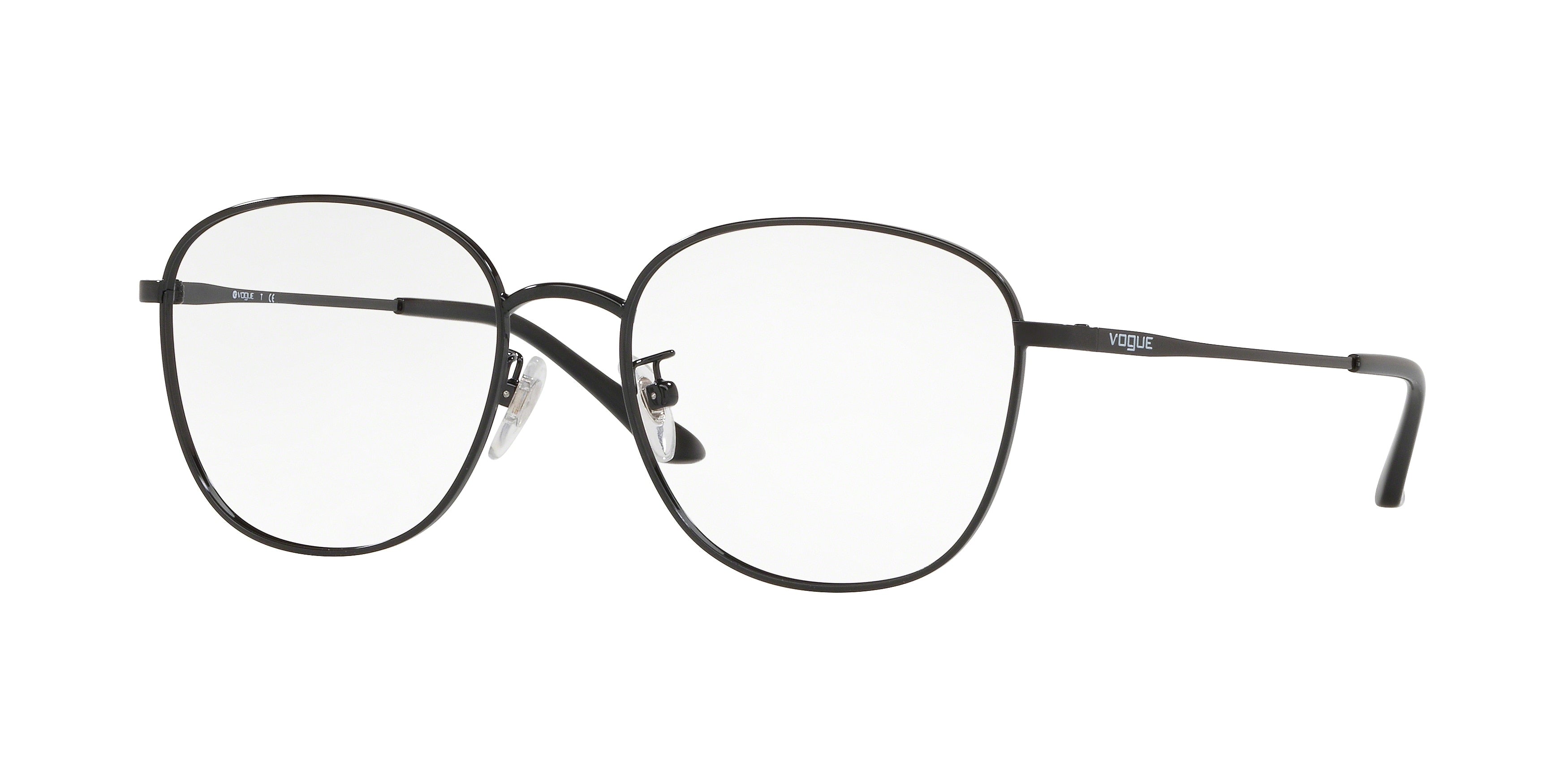 VOGUE 0VO4124D BLACK square glasses by VOGUE