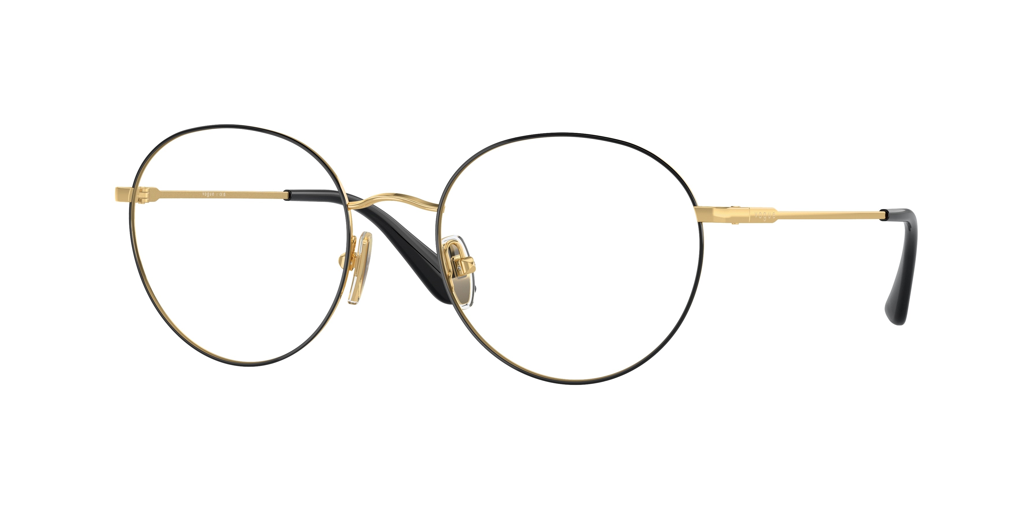 VOGUE 0VO4177 TOP BLACK/GOLD phantos glasses by VOGUE