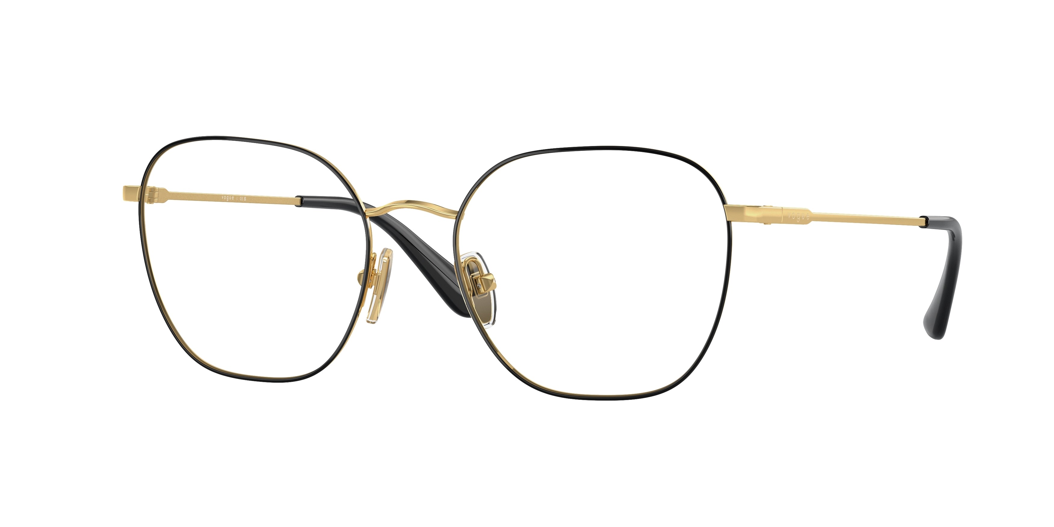 VOGUE 0VO4178 TOP BLACK/GOLD square glasses by VOGUE