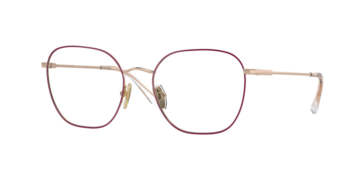 VOGUE 0VO4178 TOP PURPLE/ROSE GOLD square glasses by VOGUE