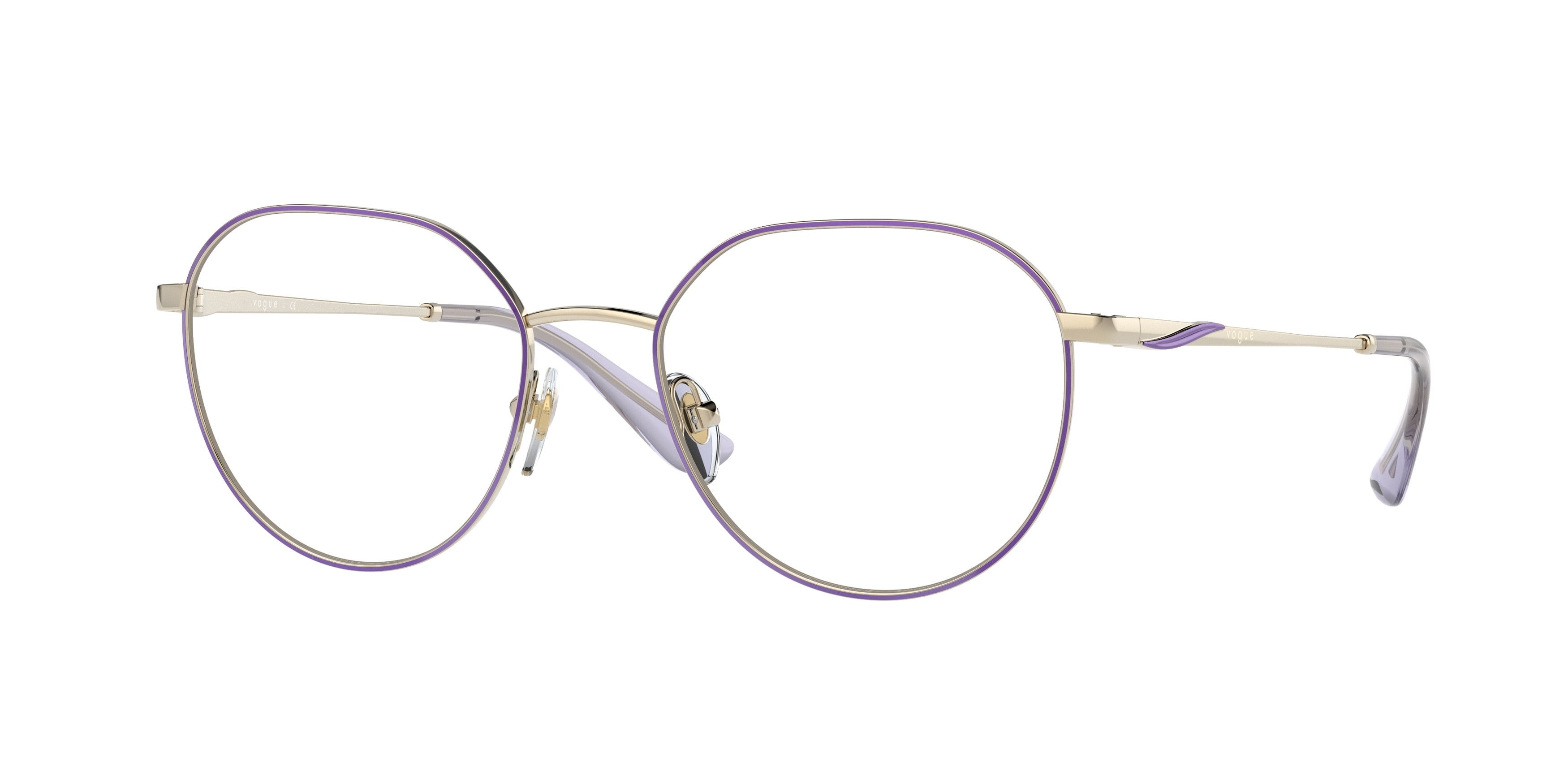 VOGUE 0VO4209 TOP VIOLET/PALE GOLD irregular glasses by VOGUE