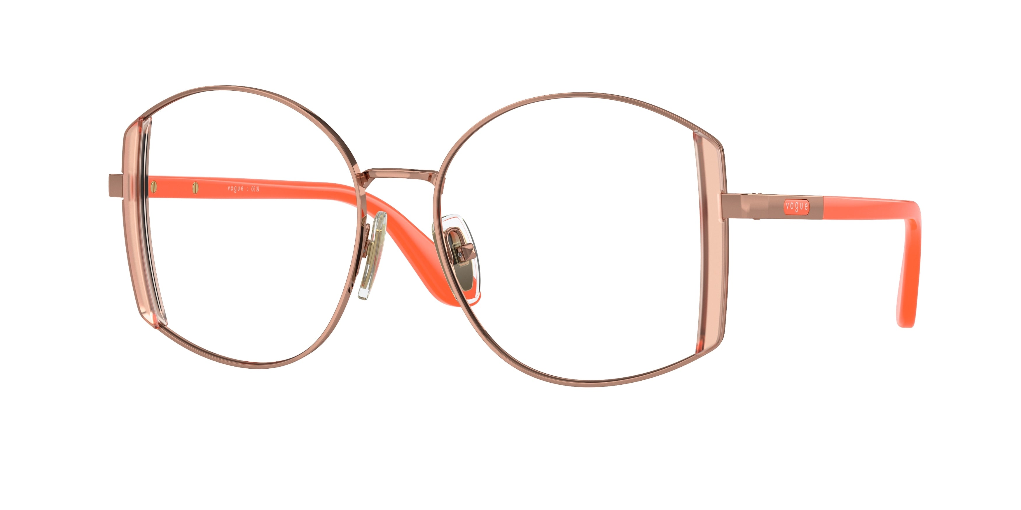 VOGUE 0VO4269 ROSE GOLD irregular glasses by VOGUE