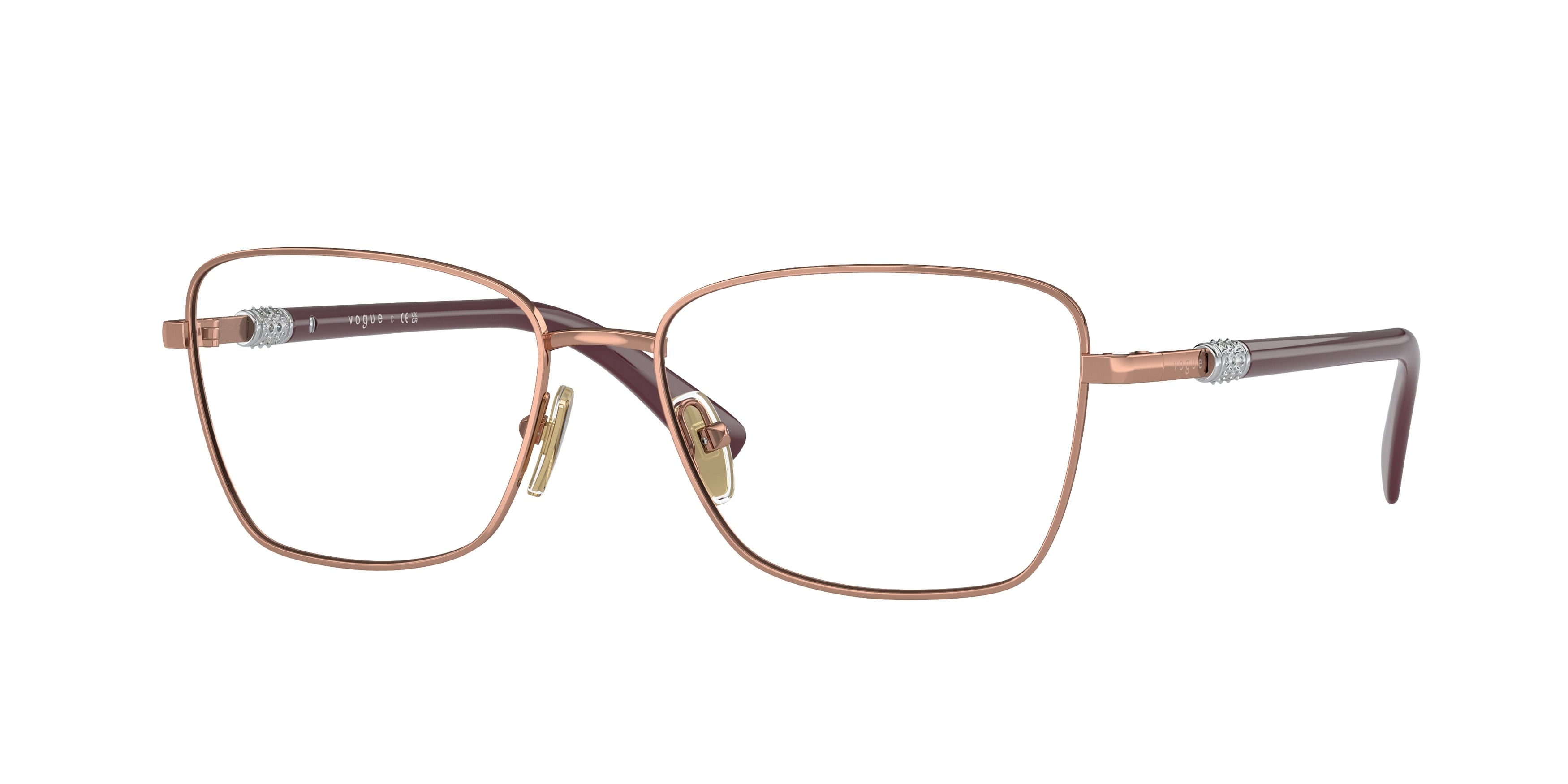 VOGUE 0VO4271B ROSE GOLD butterfly glasses by VOGUE