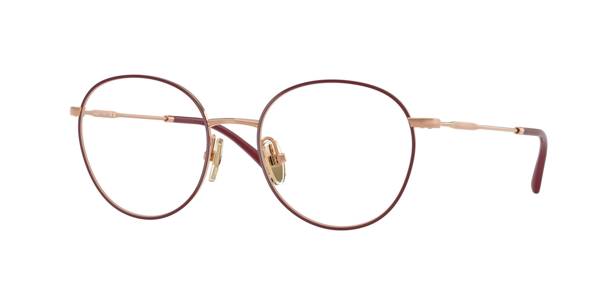 VOGUE 0VO4280T TOP BORDEAUX/ROSE GOLD phantos glasses by VOGUE
