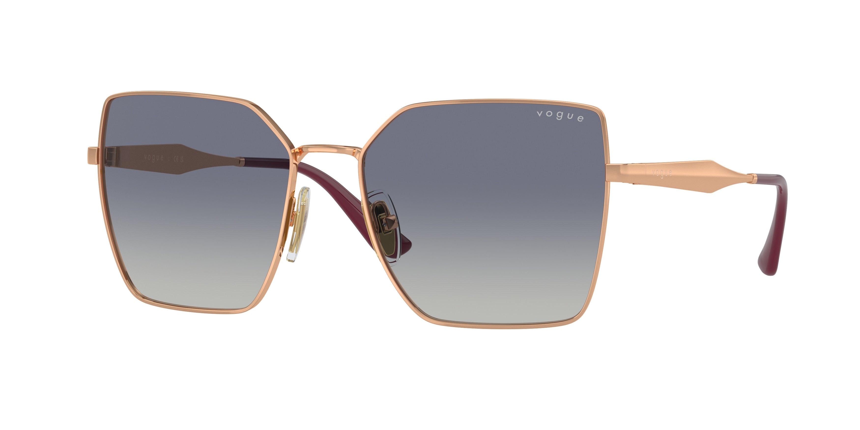 VOGUE 0VO4284S ROSE GOLD square sunglasses by VOGUE