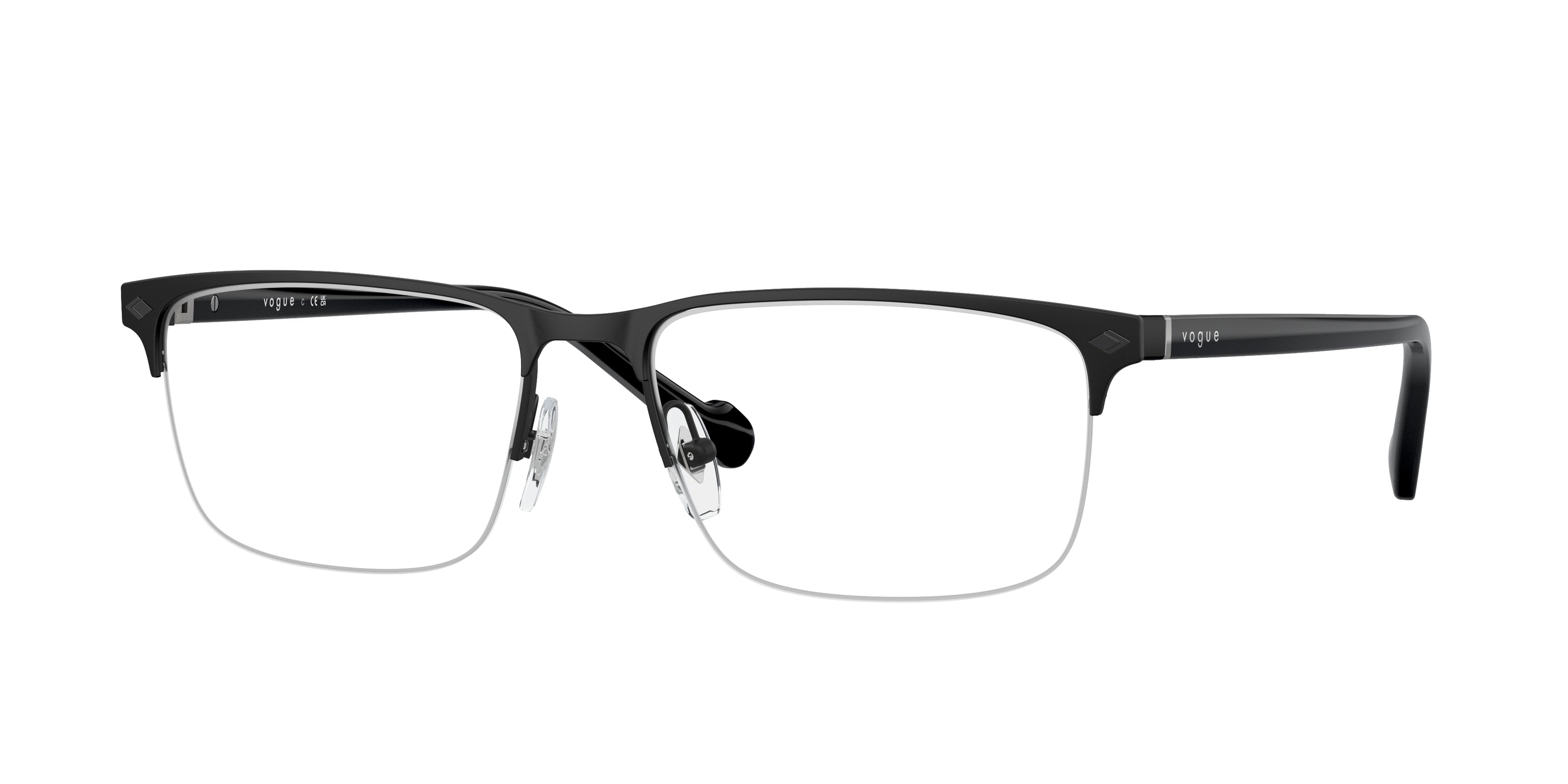 VOGUE 0VO4292 BLACK rectangle glasses by VOGUE