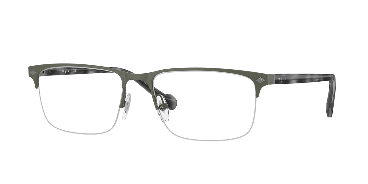 VOGUE 0VO4292 MATTE DARK GREEN rectangle glasses by VOGUE