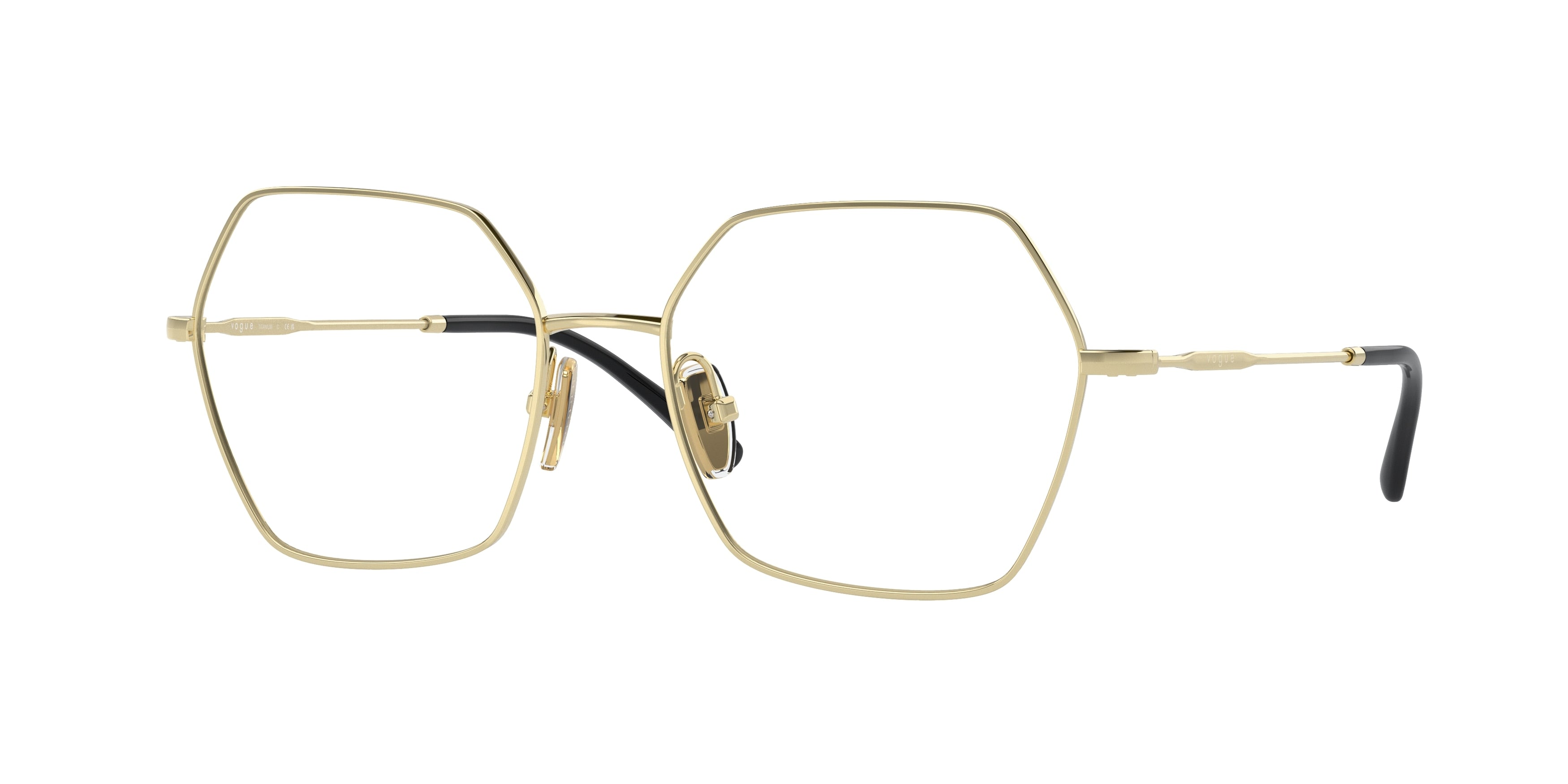VOGUE 0VO4297T LIGHT GOLD irregular glasses by VOGUE