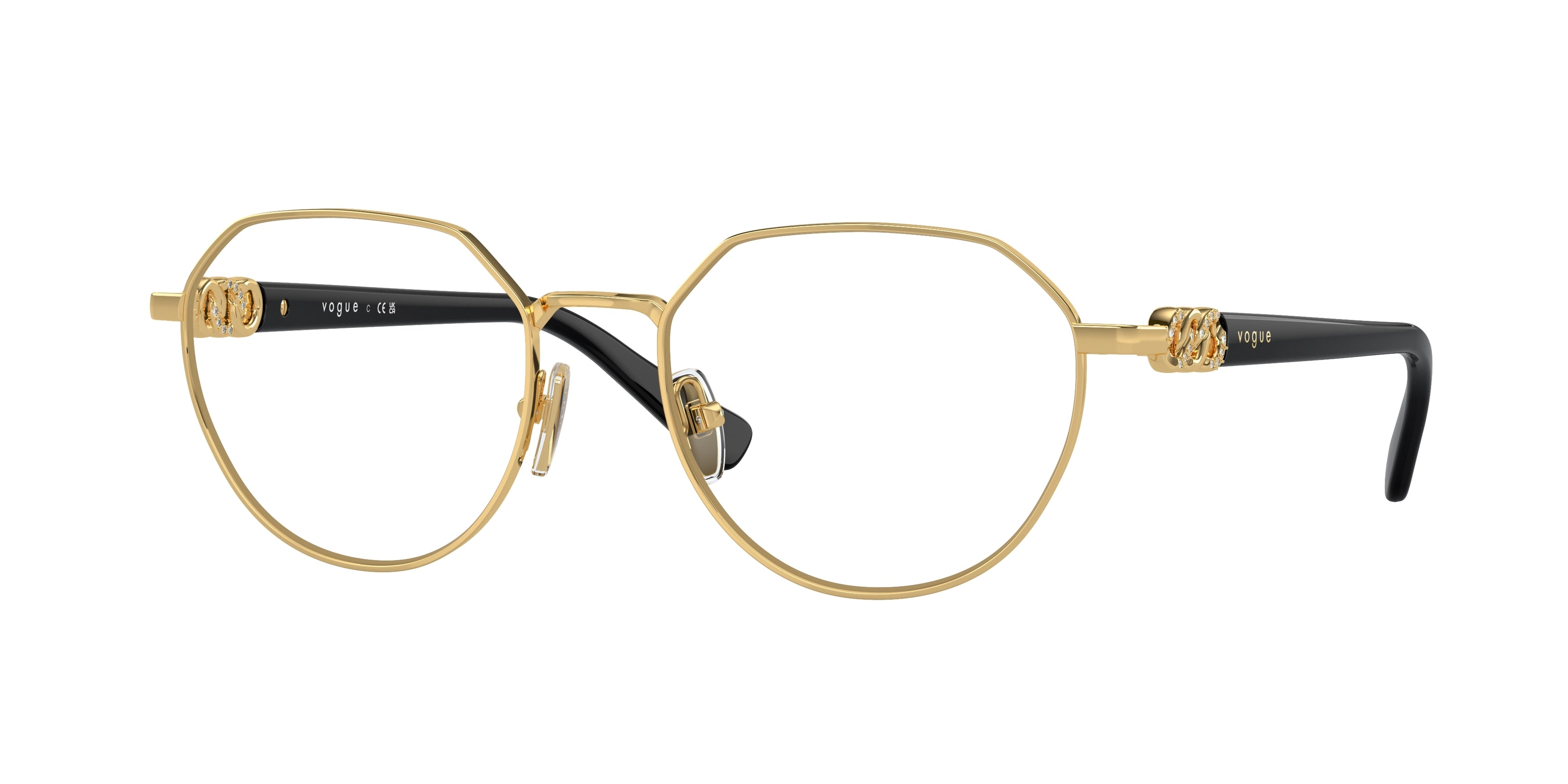 VOGUE 0VO4311B GOLD irregular glasses by VOGUE
