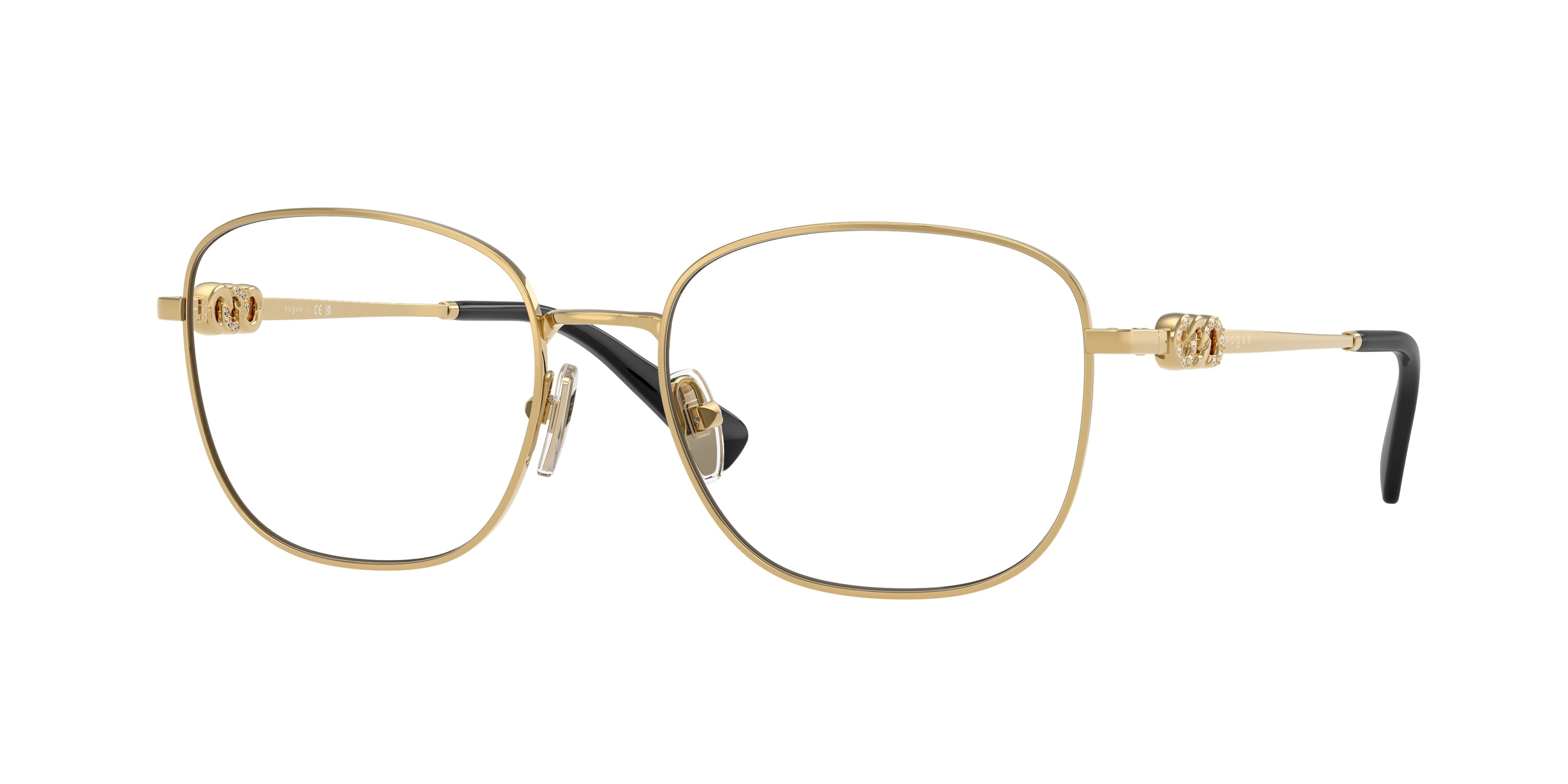 VOGUE 0VO4319B GOLD square glasses by VOGUE