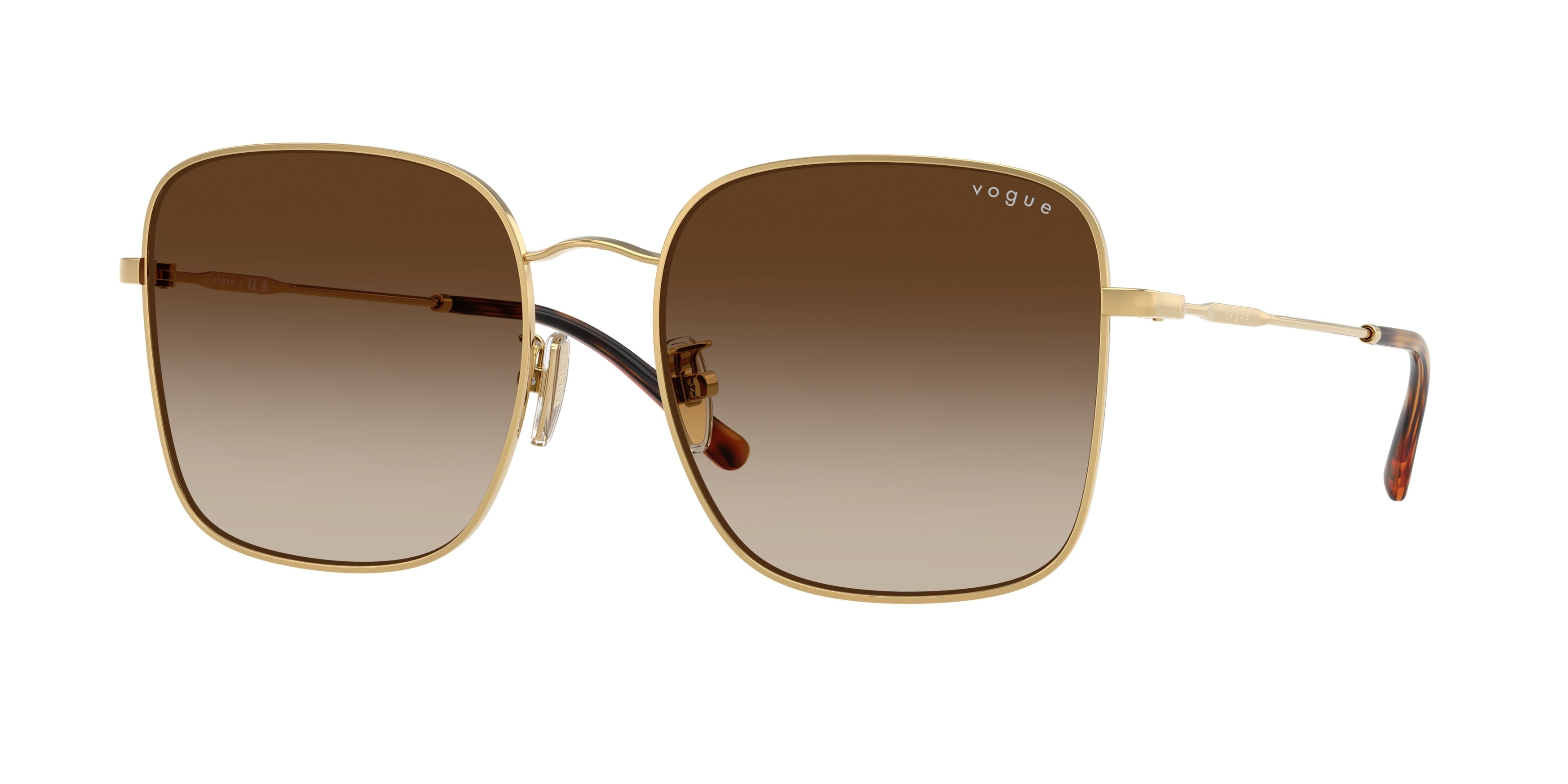 VOGUE 0VO4327SD GOLD square sunglasses by VOGUE