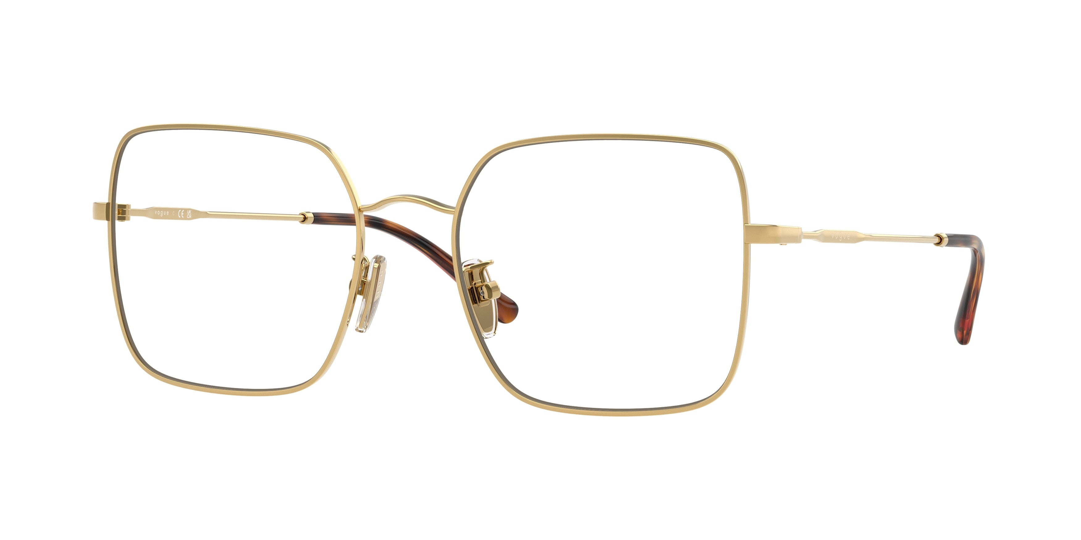 VOGUE 0VO4328D GOLD square glasses by VOGUE
