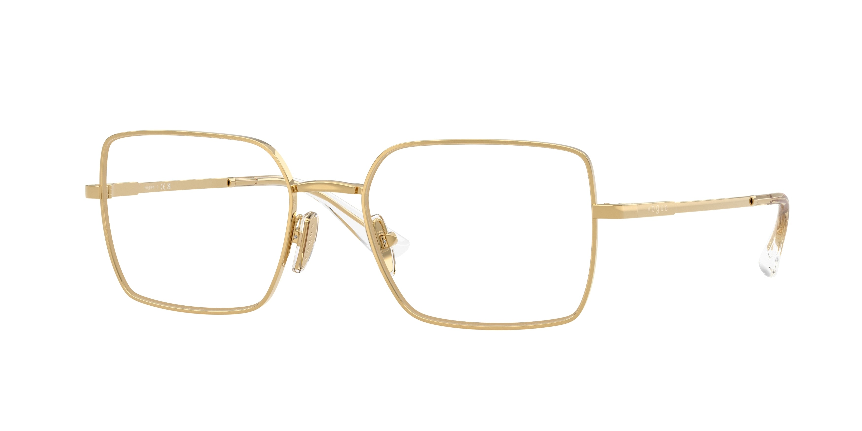 VOGUE 0VO4340 GOLD rectangle glasses by VOGUE