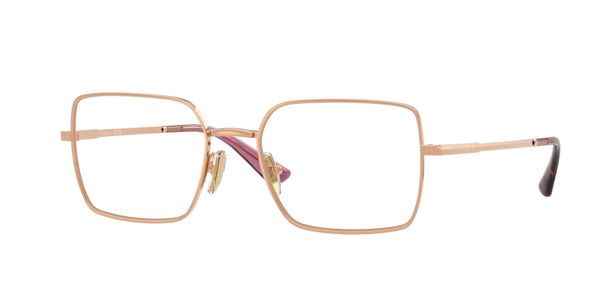 VOGUE 0VO4340 ROSE GOLD rectangle glasses by VOGUE