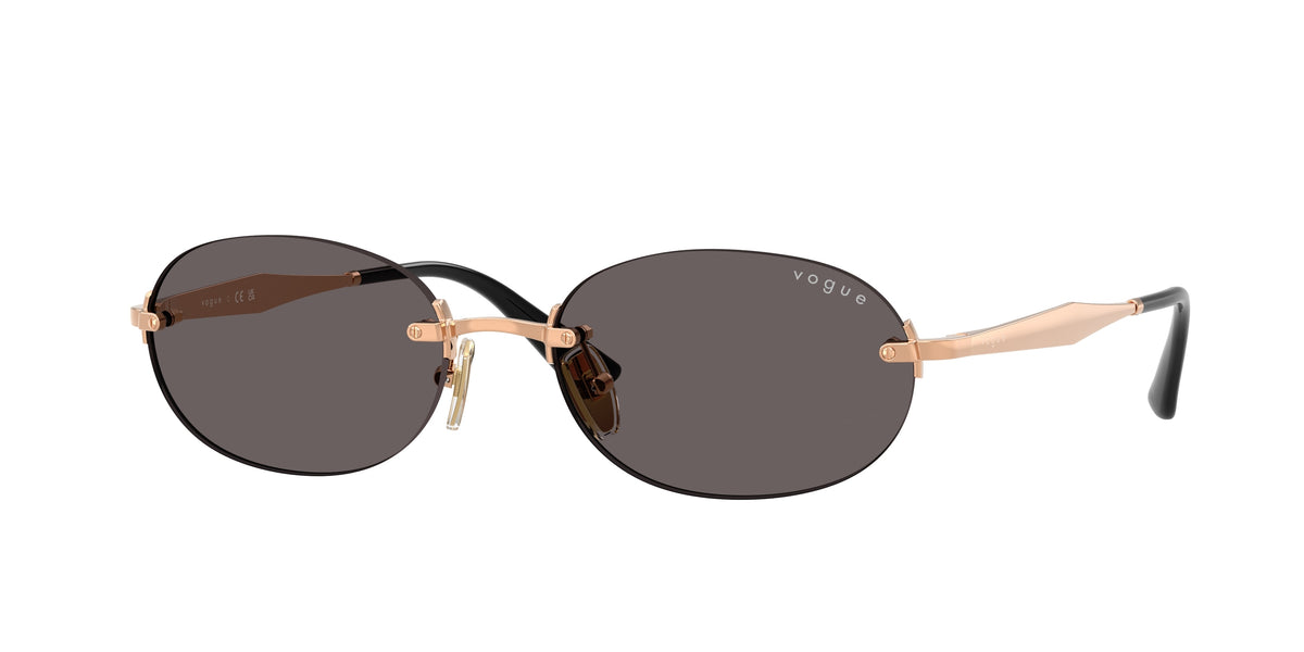 VOGUE 0VO4342S ROSE GOLD oval sunglasses by VOGUE