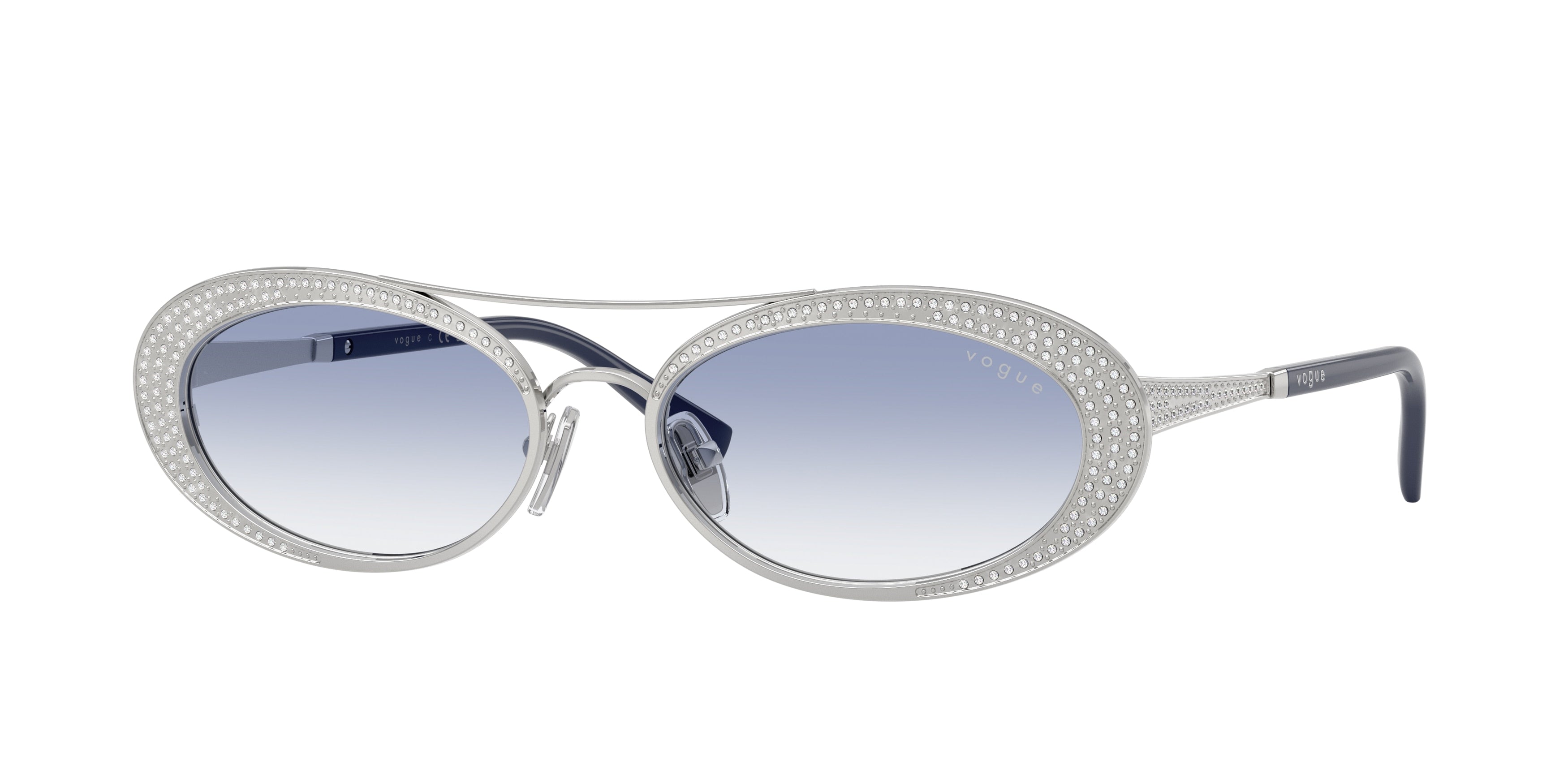 VOGUE 0VO4348SB SILVER oval sunglasses by VOGUE