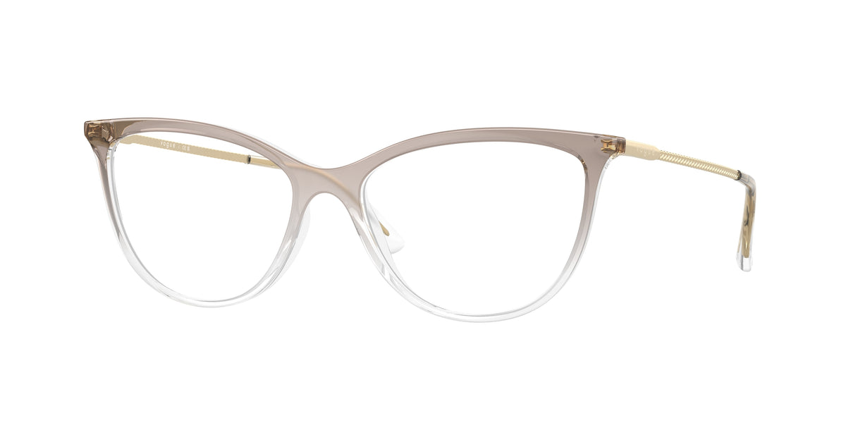 VOGUE 0VO5239 TOP GRADIENT BROWN/CRYSTAL cat eye glasses by VOGUE