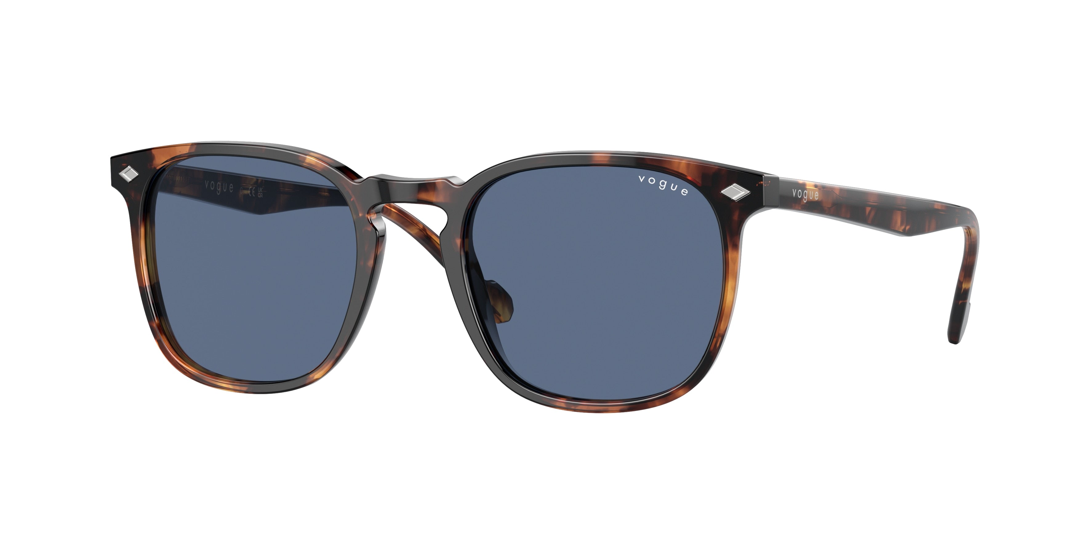 VOGUE 0VO5328S HAVANA HONEY square sunglasses by VOGUE
