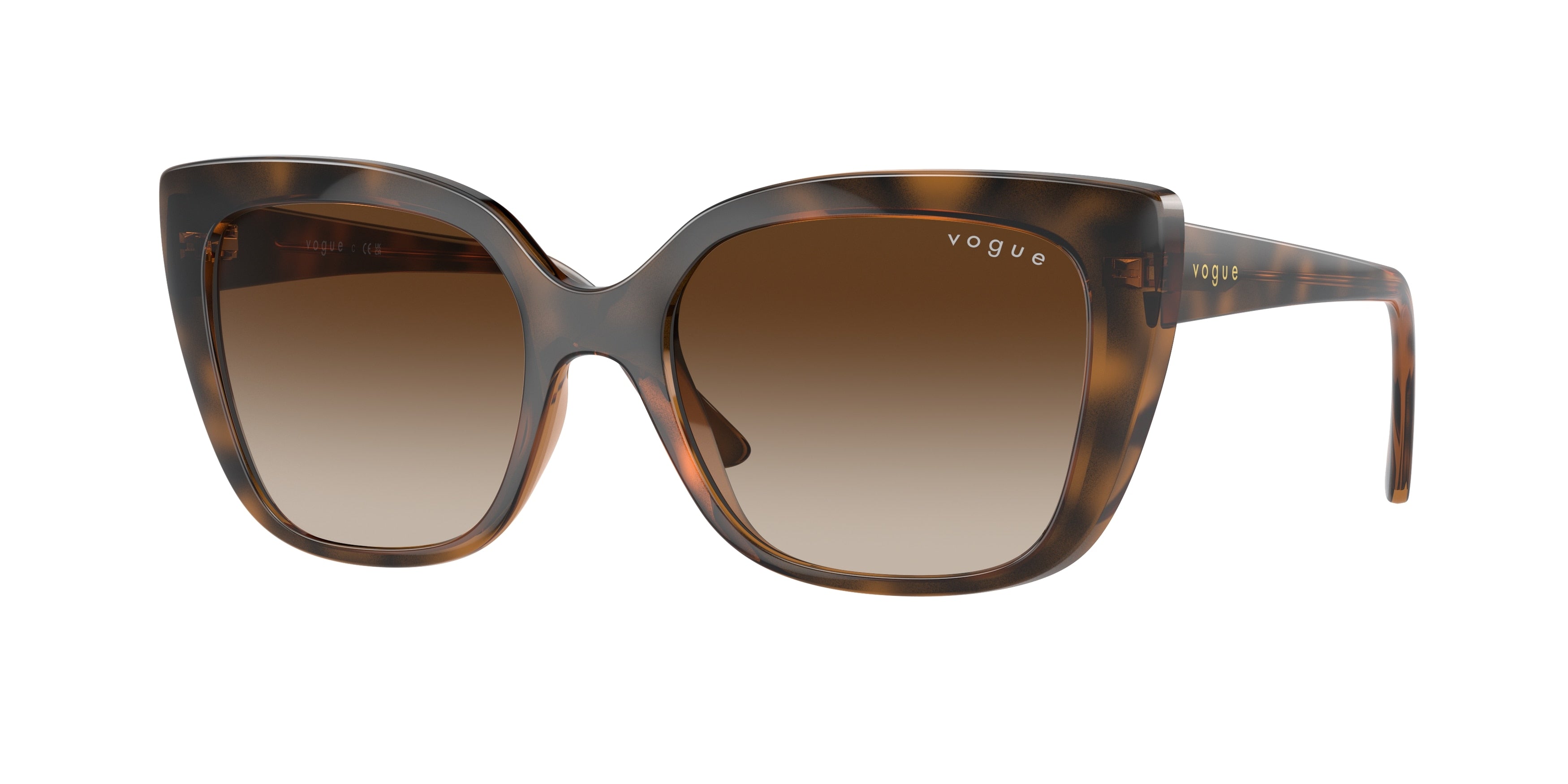 VOGUE 0VO5337S DARK HAVANA square sunglasses by VOGUE