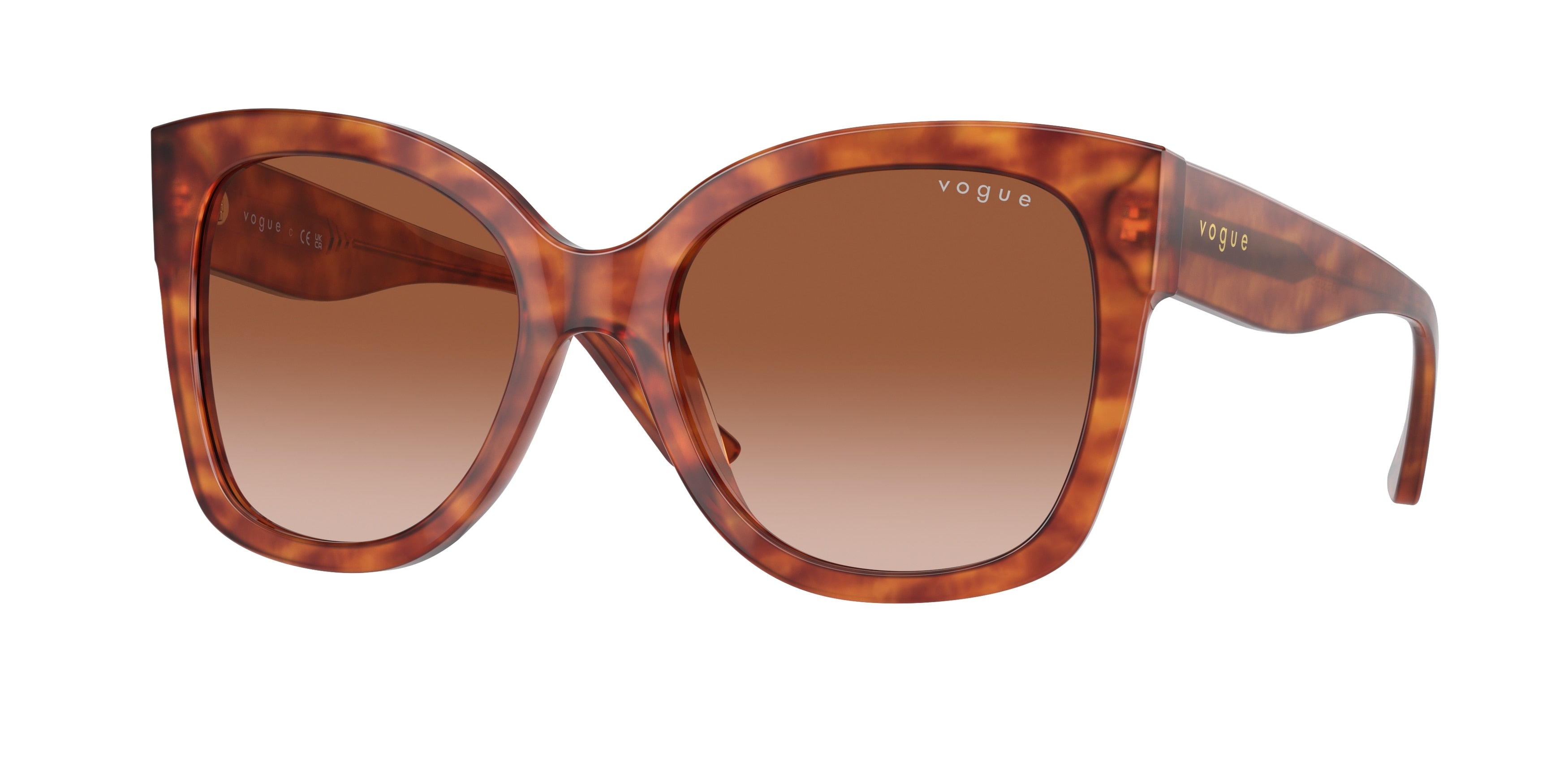 VOGUE 0VO5338S YELLOW HAVANA pillow sunglasses by VOGUE