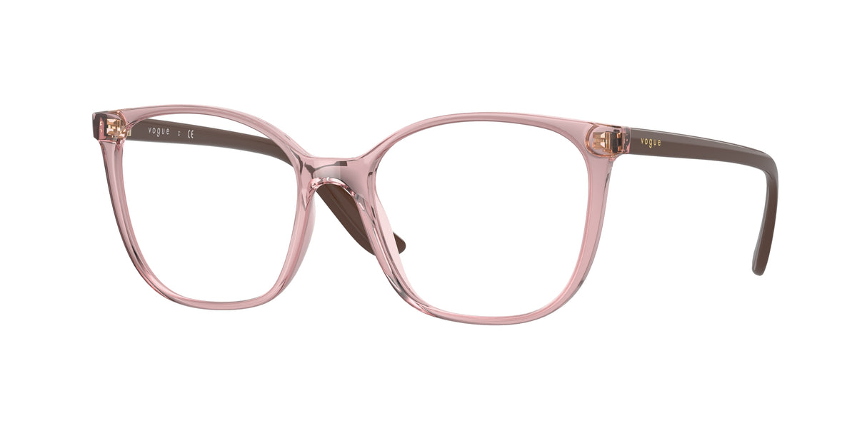 VOGUE 0VO5356 TRANSPARENT BEIGE rectangle glasses by VOGUE