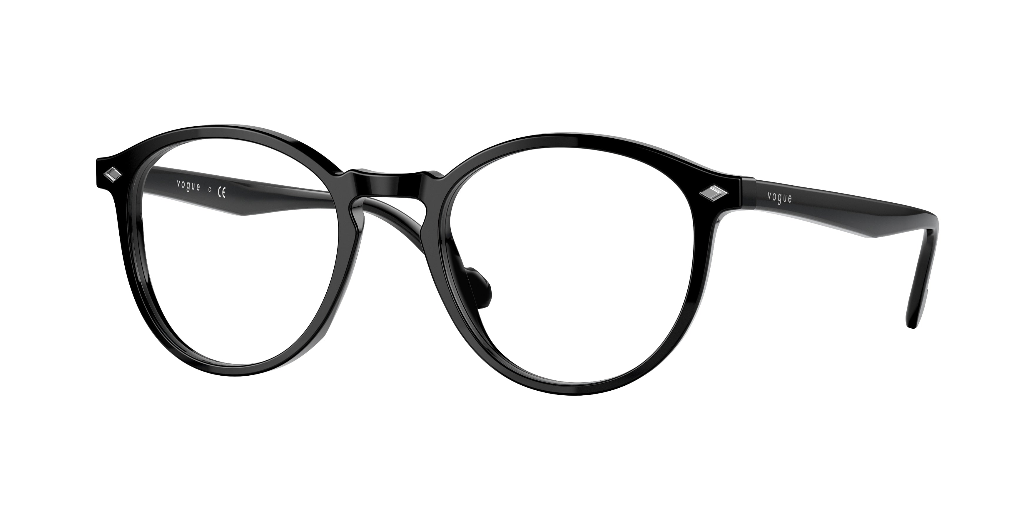 VOGUE 0VO5367 BLACK round glasses by VOGUE