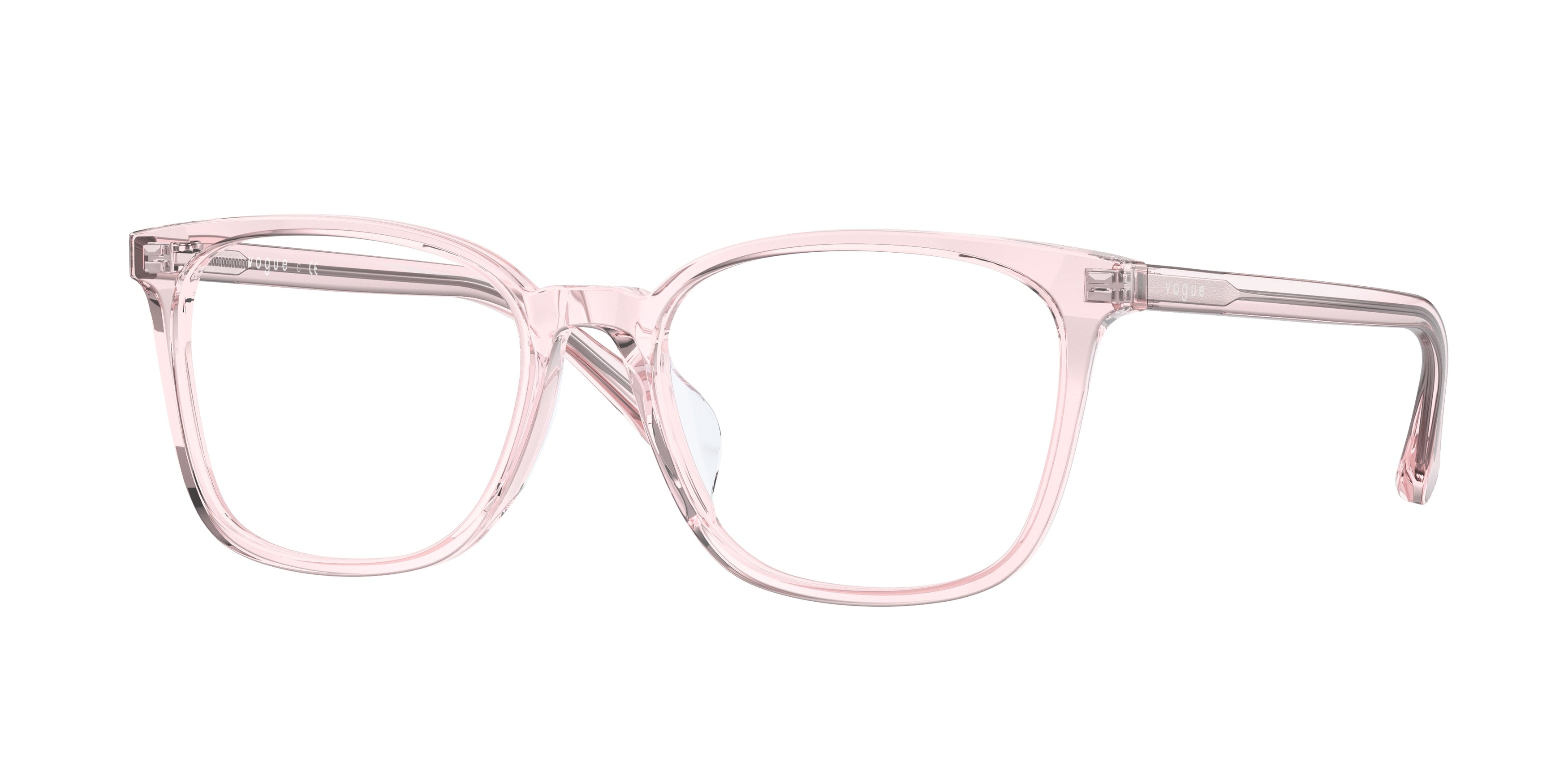 VOGUE 0VO5399D PINK TRANSPARENT rectangle glasses by VOGUE